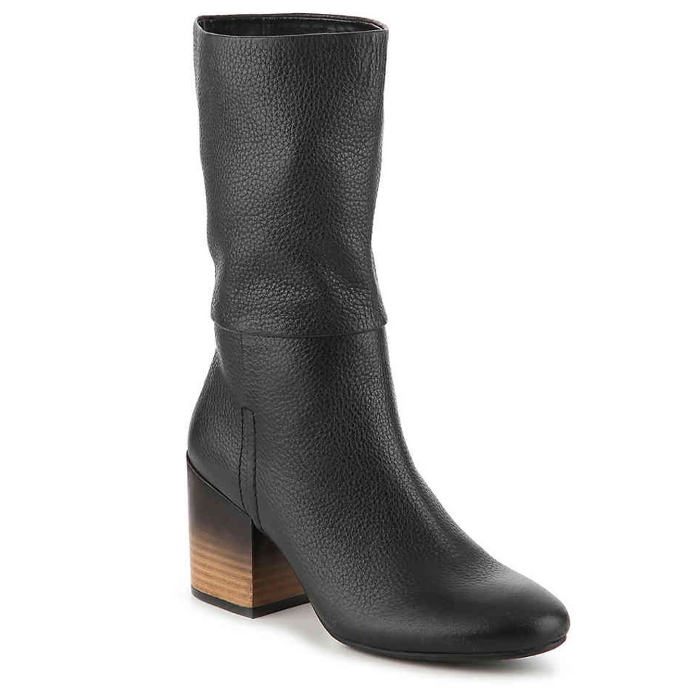 Genuine leather black Levity Betty boot